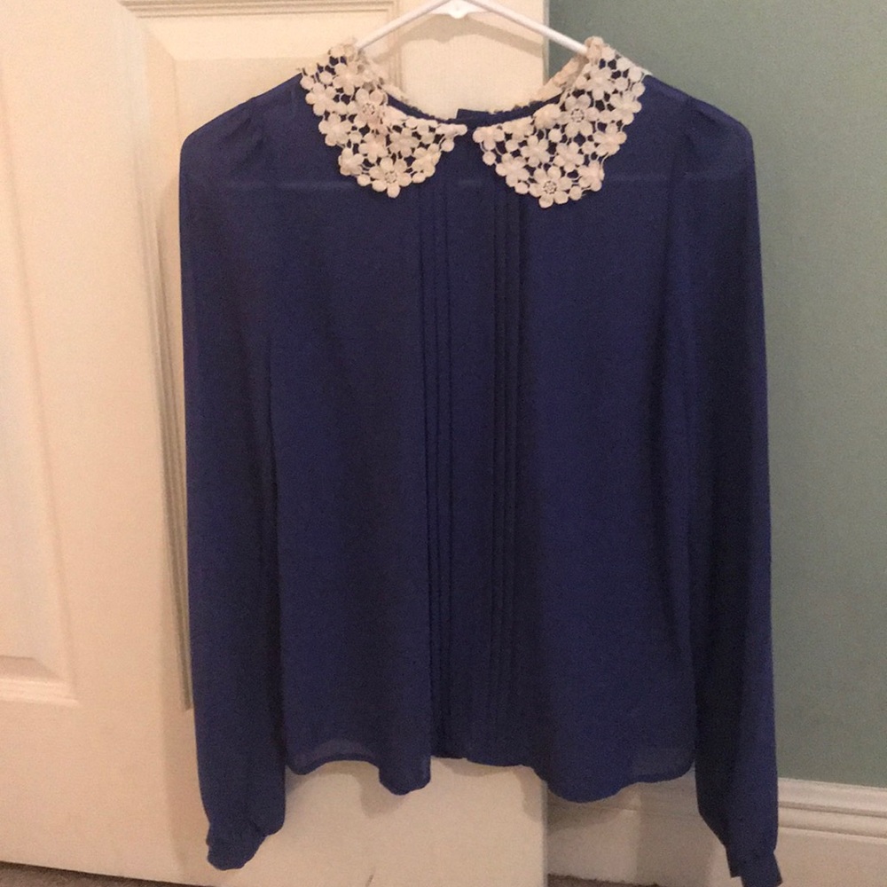 Purple/ blue top